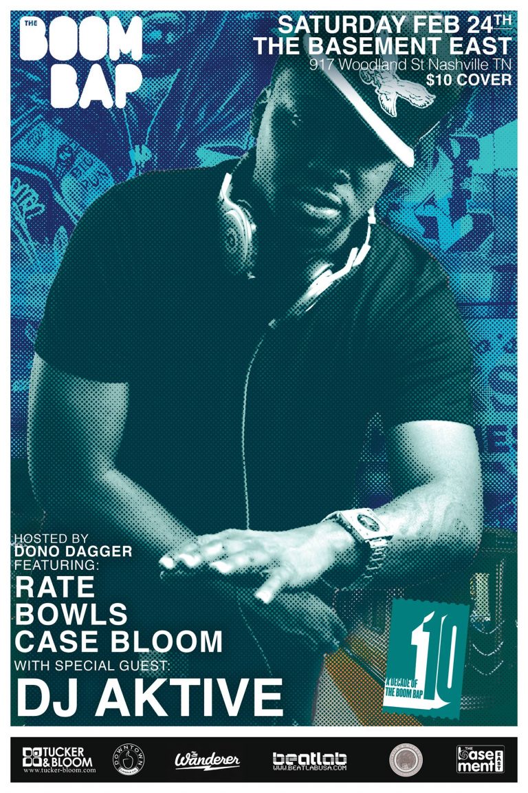 The Boom Bap Nashville Featuring DJ Aktive