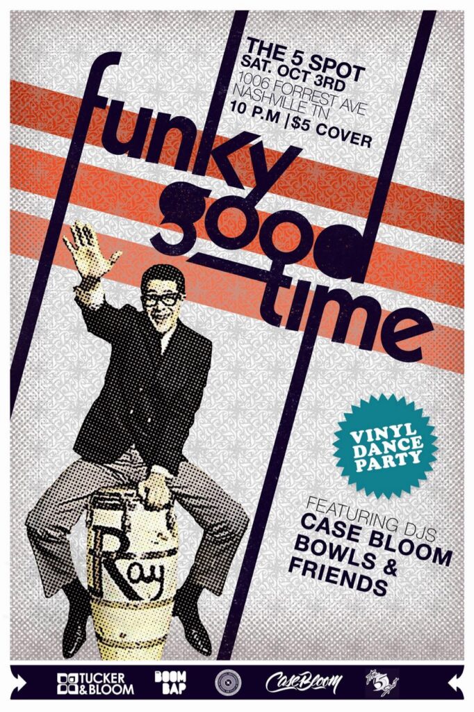 Funky Good Time at The 5 Spot, Nashville — Saturday October 3rd flyer.