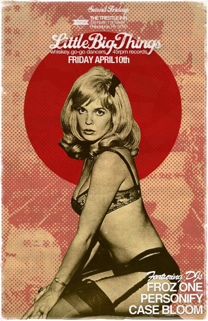 Little Big Things at The Trestle Inn, Philadelphia — Friday April 10th flyer.