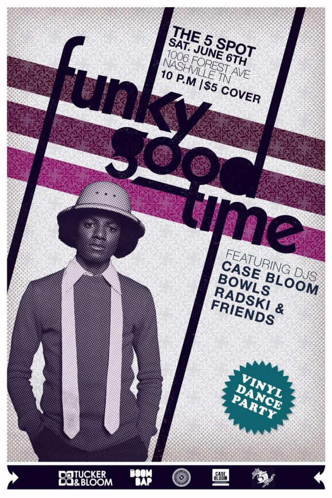 Funky Good Time at The 5 Spot, Nashville — Saturday June 6th flyer.