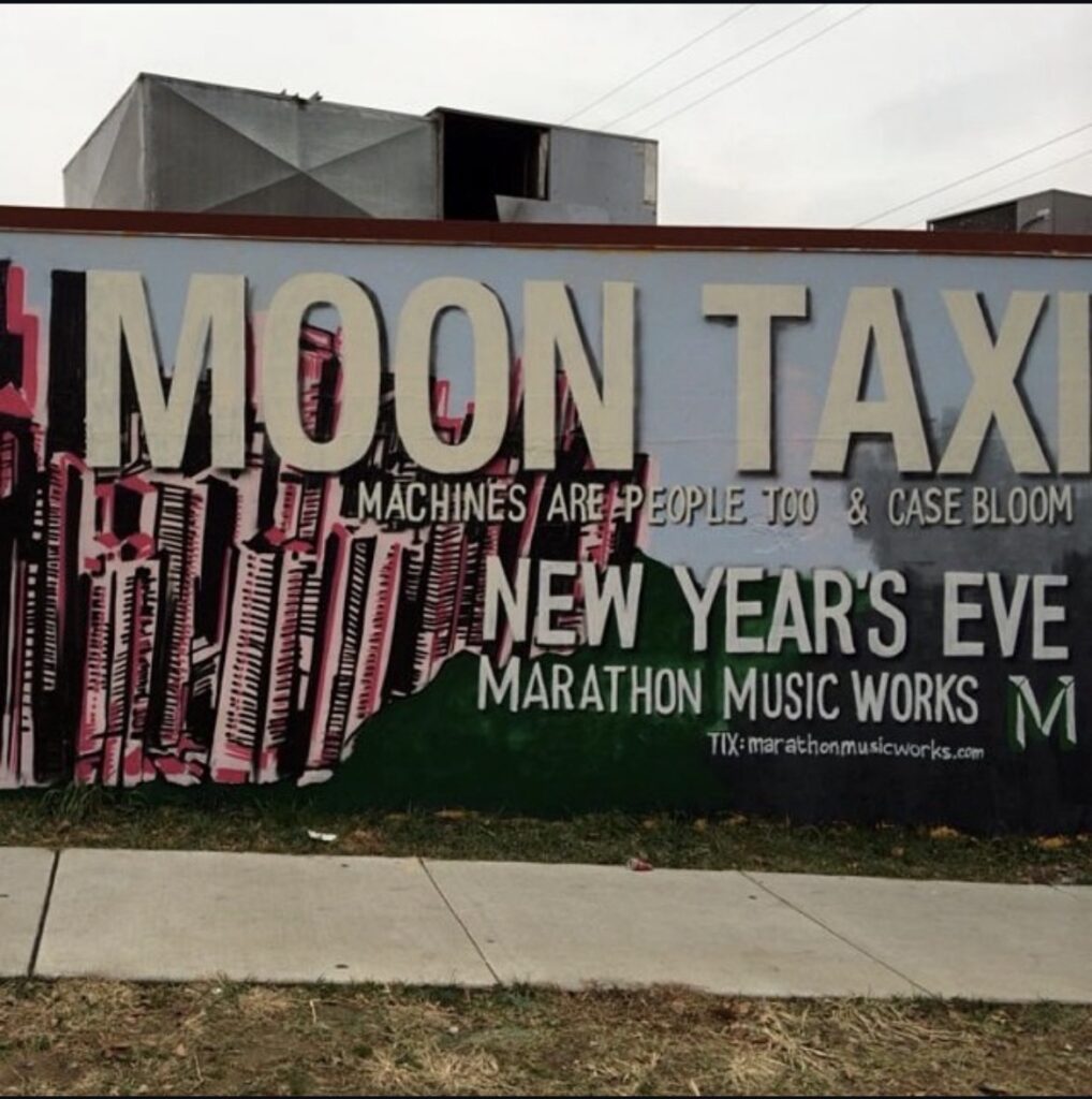 Billboard photo — Moon Taxi with Machines Are People Too and Case Bloom; New Year's Eve at Marathon Music Works, Nashville.