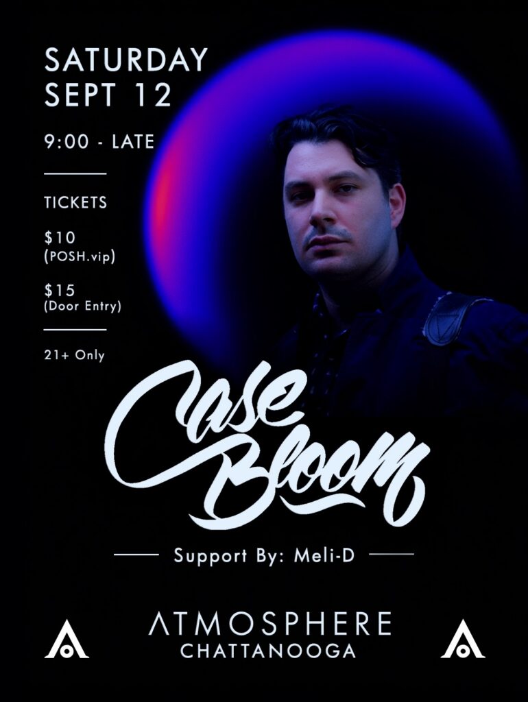 ATMOSPHERE Chattanooga flyer: Case Bloom headlining, September 12, 2026