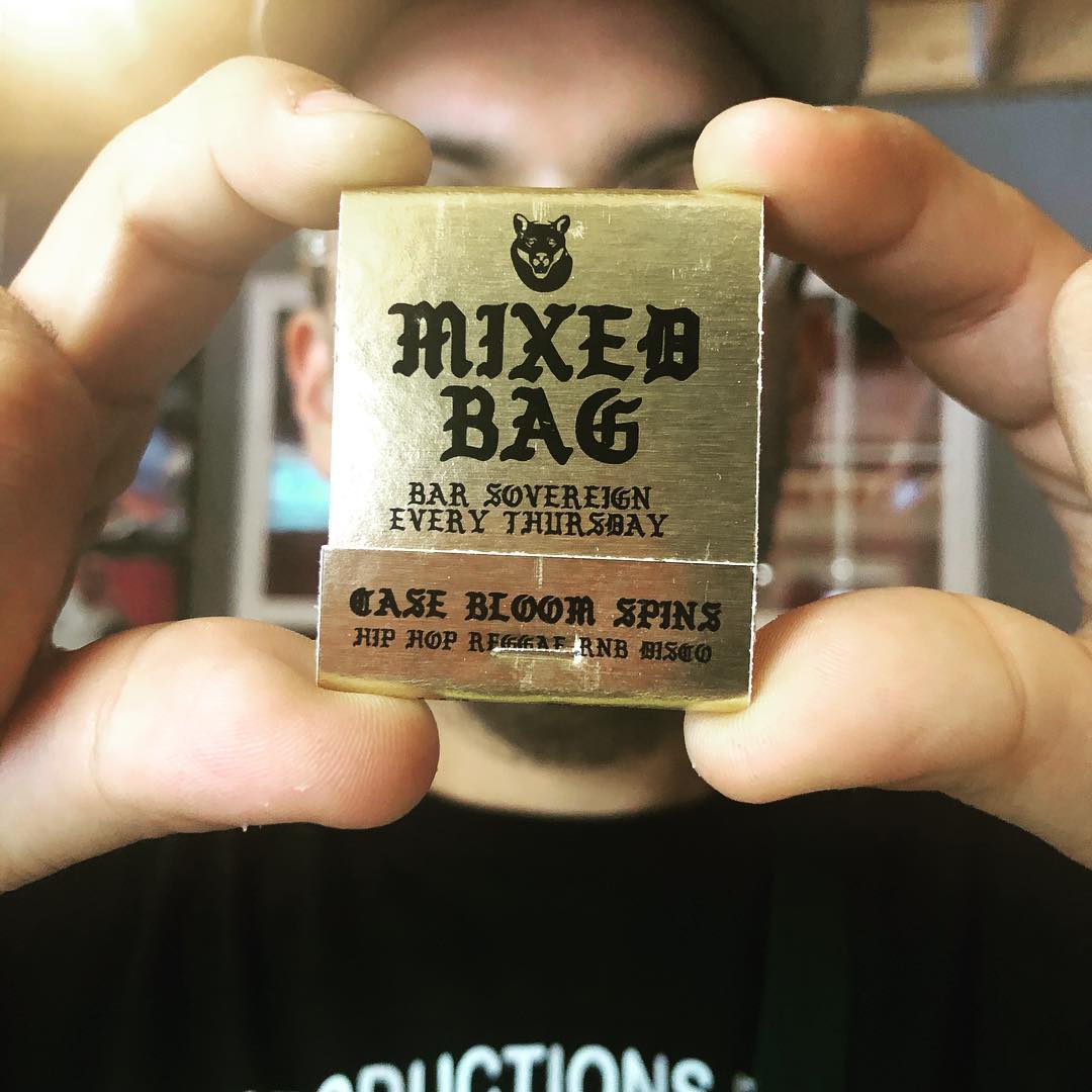 Mixed Bag matchbook — Bar Sovereign 04