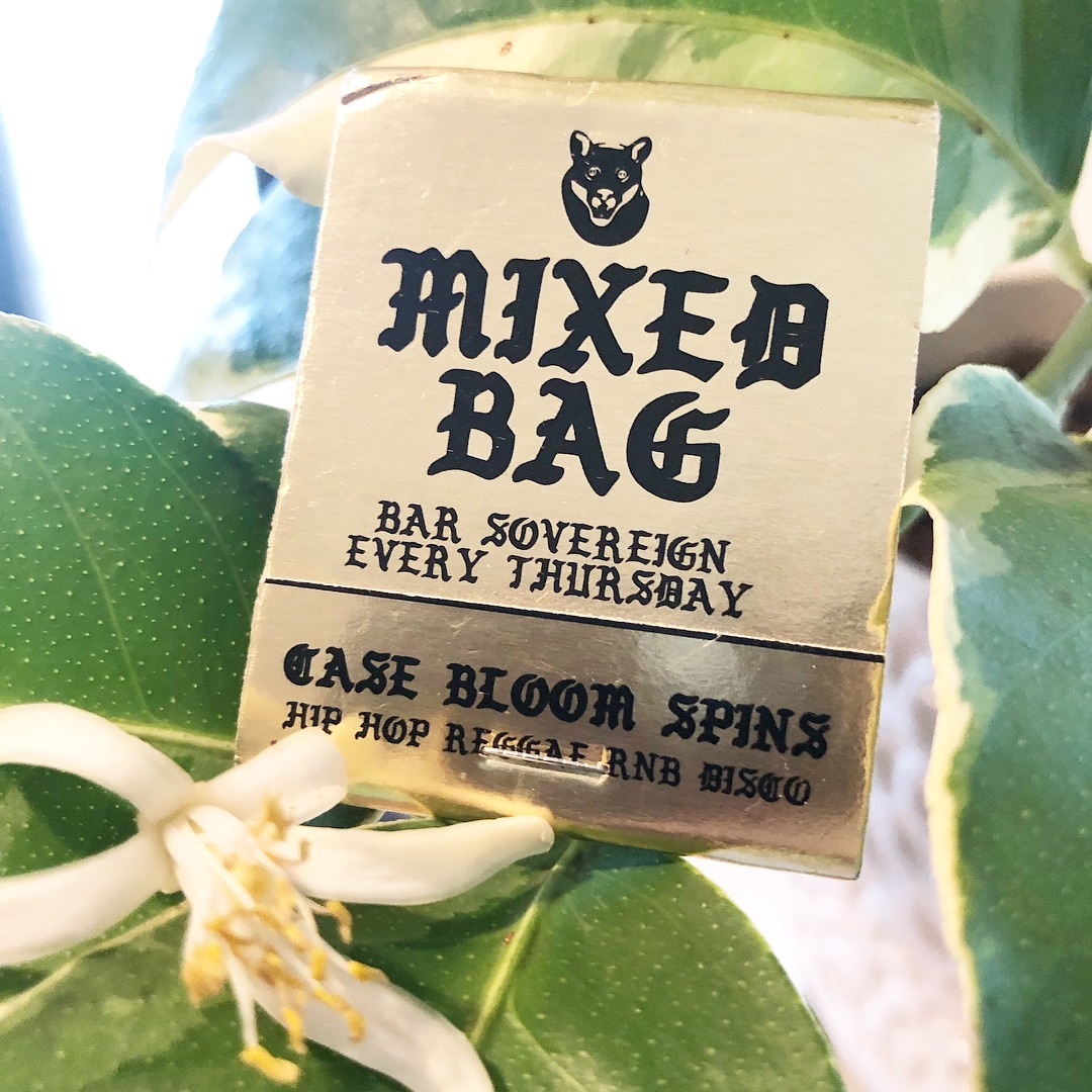 Mixed Bag matchbook designed by Case Bloom for Bar Sovereign, Nashville