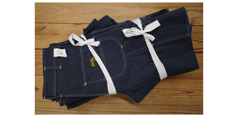 Stan Ray raw denim panels