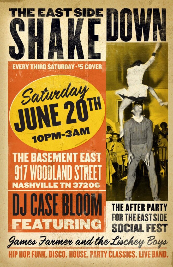 East Side Shakedown flyer