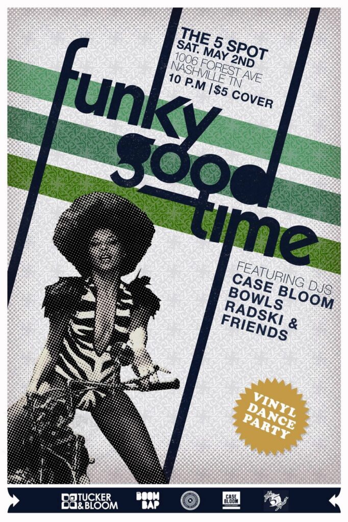 Funky Good Time at The 5 Spot, Nashville — Saturday May 2nd flyer.